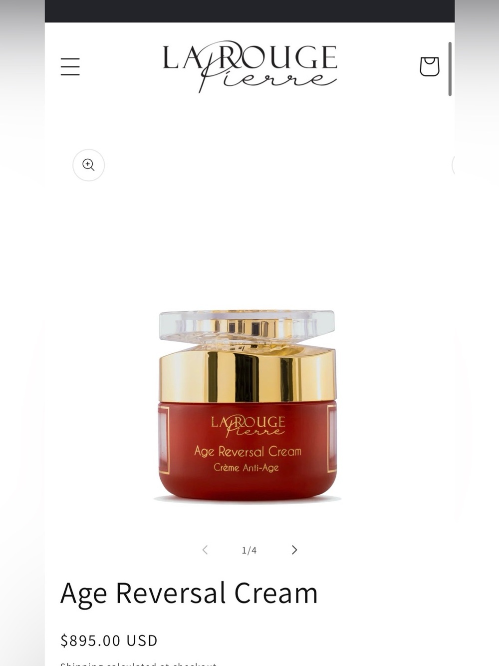Age Reversal Cream – Red